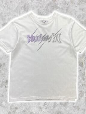 2010's Glitchy Hurley Spellout Graphic T-Shirt